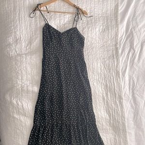 Abercrombie polka dot maxi dress